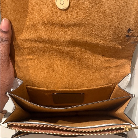 Coach Cream Crossbody Bag with Gold Accents - Picture 6 of 6